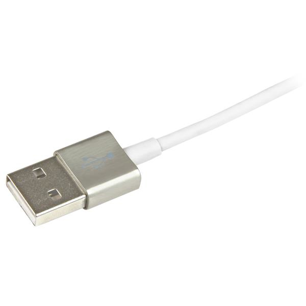 StarTech.com USBLTM1MWH belysningskabel 1 m Vit