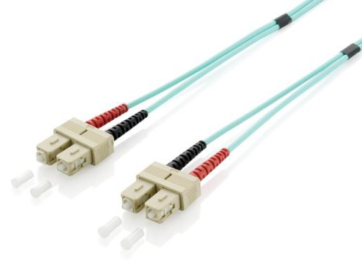 Equip 255329 InfiniBand- ja kuituoptiikkakaapeli 0,5 m SC Turkoosi