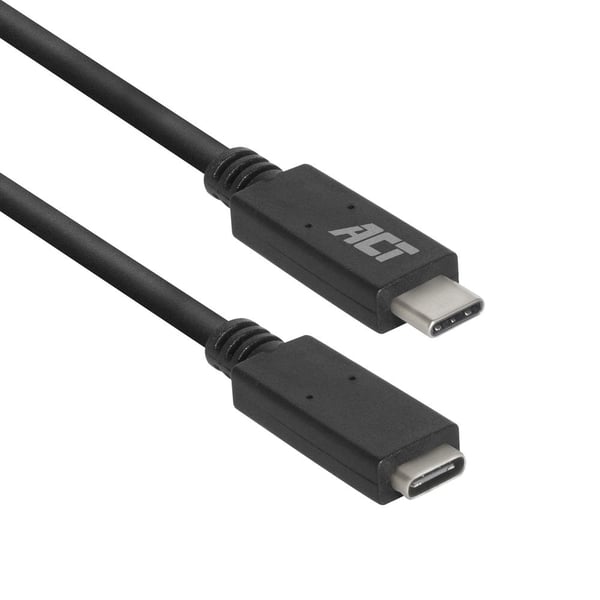 ACT AC7412 USB-kabel USB 3.2 Gen 1 (3.1 Gen 1) 2 m USB C 5 Gbit/sek. 60 W Sort