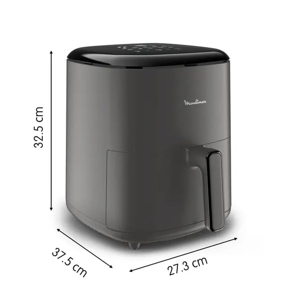 Moulinex Easy Fry Max EZ245H20 rasvakeitin Yksi 5 L Erillinen Kuumakiertoilmakypsennin Musta