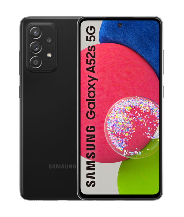Samsung Galaxy A52s 5G SM-A528B 16,5 cm (6.5") Hybrid Dual SIM Android 11 USB Type-C 6 GB 128 GB 4500 mAh Svart