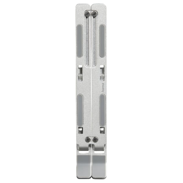 Hama Aluminium Ställ till bärbara datorer Silver 39,1 cm (15.4")