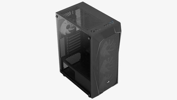 Aerocool Falcon ARGB Midi Tower Svart