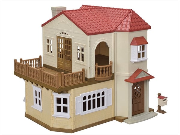 Sylvanian Families Byhus med Lys - med det hemmelige loftsrum