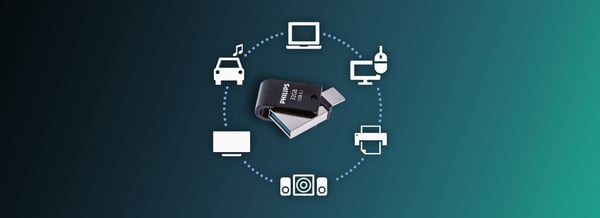 Philips FM32DC152B/00 USB-sticka 32 GB USB Type-C 3.2 Gen 1 (3.1 Gen 1) Svart