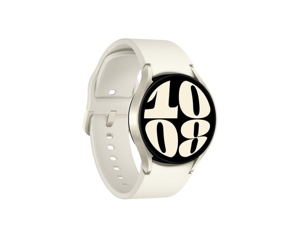 Samsung Galaxy Watch6 3,3 cm (1.3") OLED 40 mm Digital 432 x 432 pixel Berøringsskærm Cremefarvet Wi-Fi GPS (satellit)
