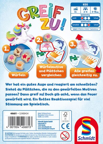 Schmidt® Spiele 40681 sällskapsspel 10 min Kortspel