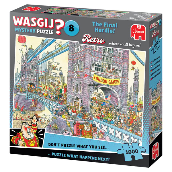 Wasgij Retro Mystery 8 - Den sidste hurdle! (1000 brikker)
