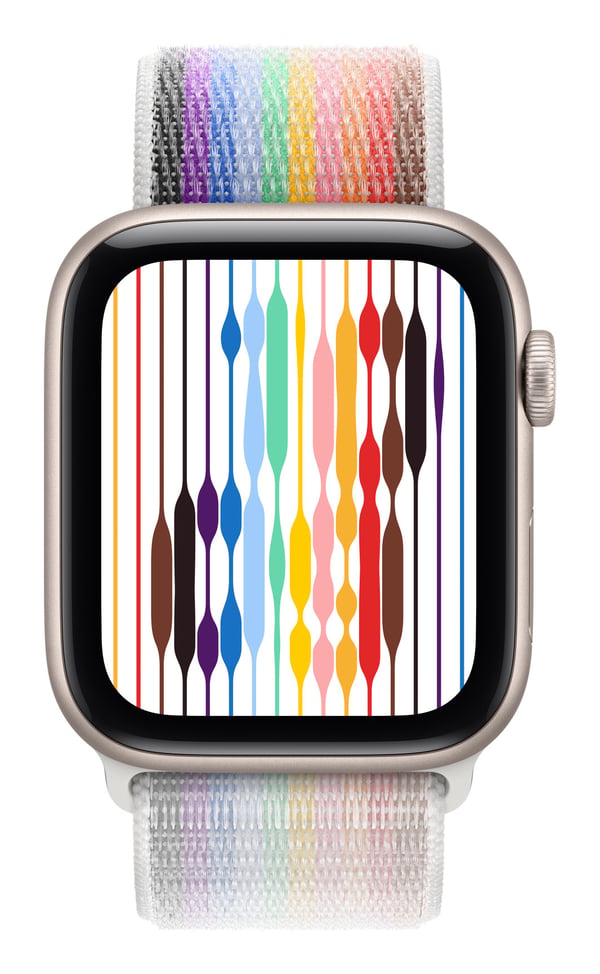 Apple MGXV4ZM/A Älyrannekkeen lisätarvike Yhtye Monivärinen Nailon