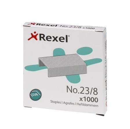 Rexel No.23/8mm Hæftepakker 1000 hæfteklammer Rexel No.23/8mm Hæftepakker 1000 hæfteklammer