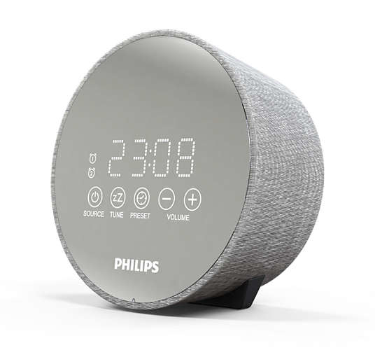 Philips TADR402/12 väckarklockor Digital väckarklocka Grå