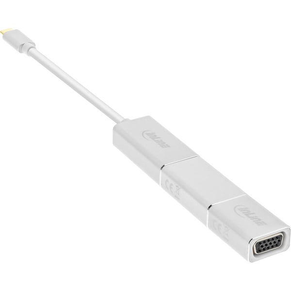 InLine 64109S videokabel adapter Sølv