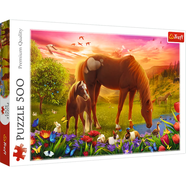 Trefl Puzzle 500 Puslespil 500 stk Dyr