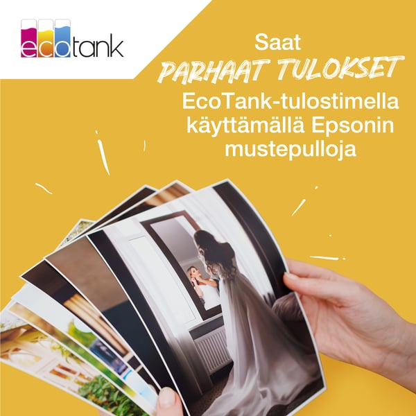 Epson 106 EcoTank -mustepullo, keltainen