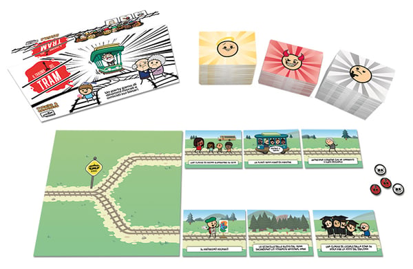 Asmodee Il Trauma del Tram Festkortspil