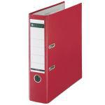 Leitz Plastic Lever Arch File A4 80mm 180° Red ringbind Rød
