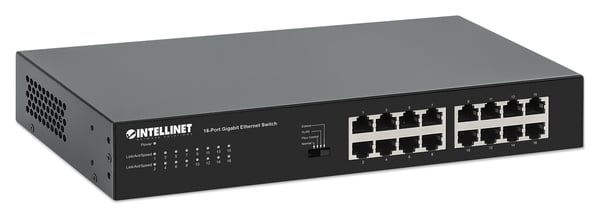 Intellinet 561815 netværksswitch Gigabit Ethernet (10/100/1000) Sort