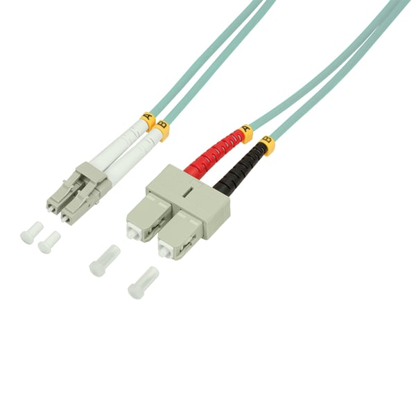 LogiLink 2m, LC - SC InfiniBand och fiberoptisk kabel Blå