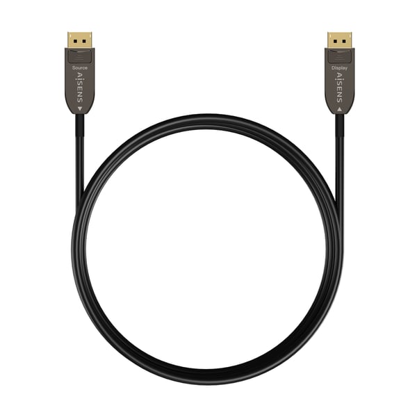 AISENS A155-0608 DisplayPort kabel 20 m Sort