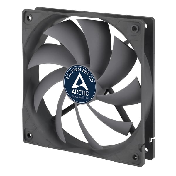 ARCTIC F12 PWM PST CO Datorväska Fan 12 cm Svart 1 styck