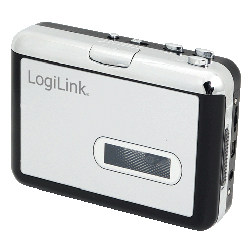 LogiLink UA0156 kasettisoitin 1 soitin(ta) Musta, Hopea LogiLink UA0156 kasettisoitin 1 soitin(ta) Musta, Hopea