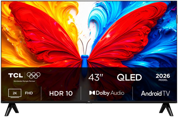 TCL S5L 43S5L TV-apparat 109,2 cm (43") Full HD Smart-TV Wi-Fi Svart 300 cd/m²