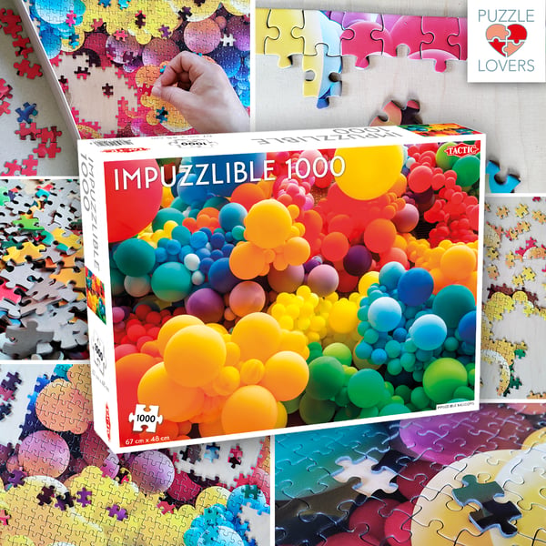 Tactic Impuzzlible Balloons 1000 pcs Puslespil 1000 stk Kunst