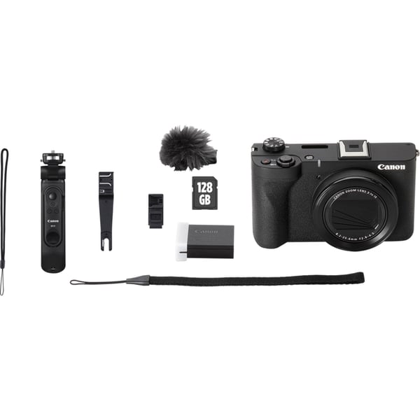 Canon PowerShot V1 Premium Vlogger Kit 1/4" Kompakti kamera 22,3 MP CMOS 5760 x 3840 pikseliä Musta