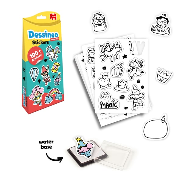 Dessineo Stickers Theme Pack - Fairies & Unicorns