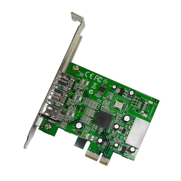 StarTech.com 3-portars 800+400 FireWire PCI Express-gränssnittskort Combo