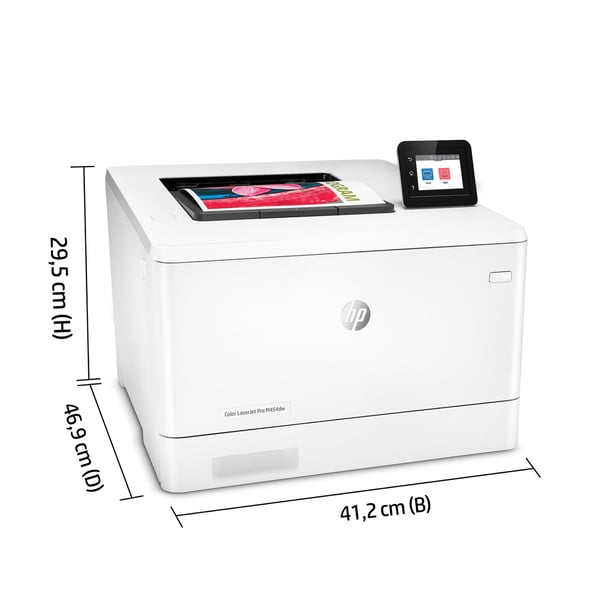 HP Color LaserJet Pro M454dw, Utskrift, Utskrift från USB-port på framsidan; Dubbelsidig utskrift