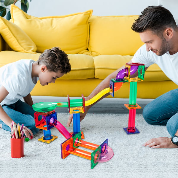 PicassoTiles 50pc Marble run set