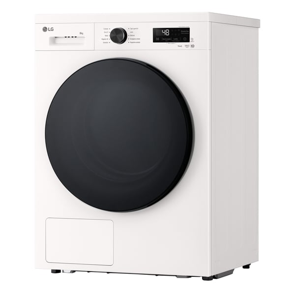 LG RNX1008NWB tørretumbler Fritstående Front-læsning 8 kg Hvid