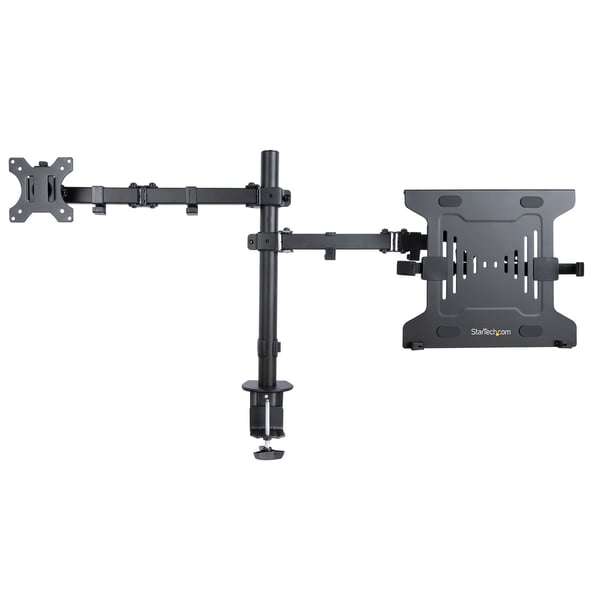 StarTech.com A2-LAPTOP-DESK-MOUNT monitorin kiinnike ja jalusta 86,4 cm (34") Vastaanotto Musta