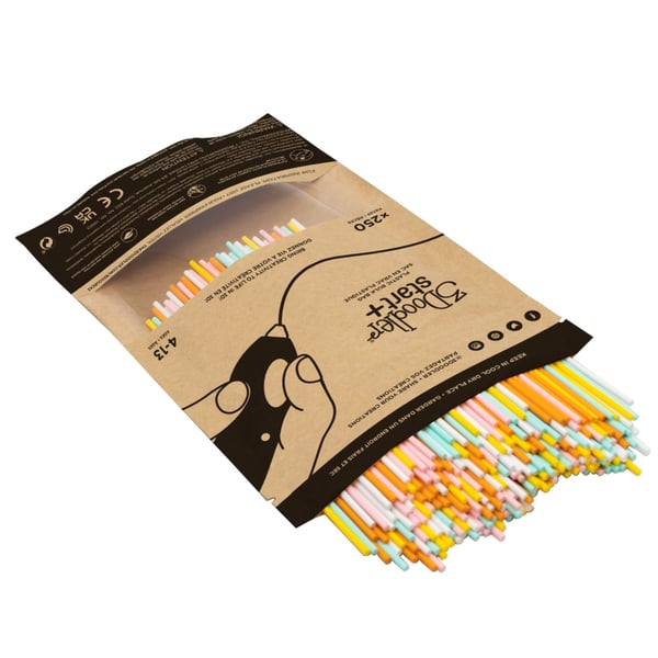 3Doodler Start Eco Plastic - Fire and Ice Mixed Bag 250 Komposterbar plast Orange, Turkis, Hvid, Gul 1 g