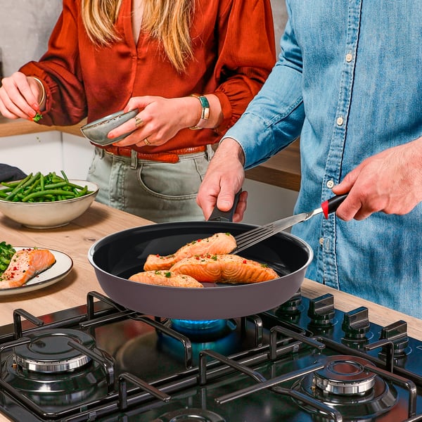 Tefal Ceramic Control Grey G2040232 stegepande Gryde til alle formål Rund