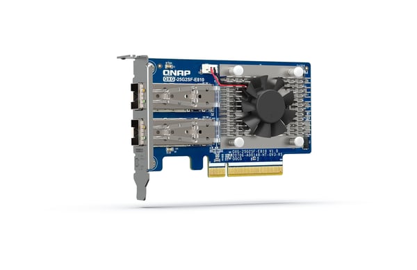 QNAP QXG-25G2SF-E810 nätverkskort Intern Fiber 25000 Mbit/s