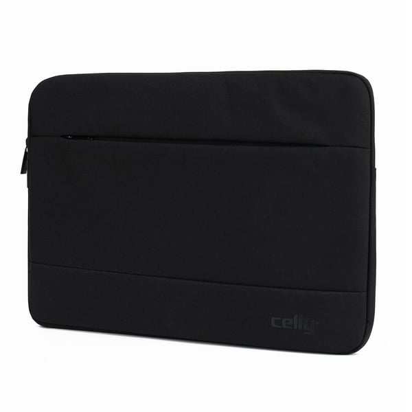 Celly NOMADSLEEVE15BK laukku kannettavalle tietokoneelle 40,6 cm (16") Suojakotelo Musta