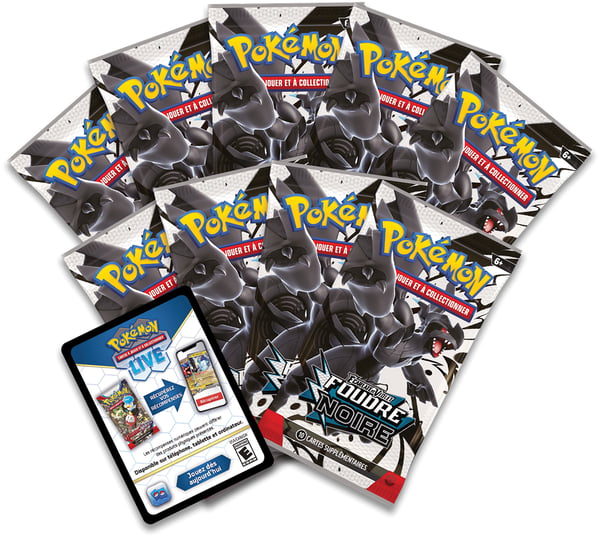 Asmodee Pokémon : Coffret Dresseur d'Elite Foudre Noire 10 min Kortspel Samlarspel