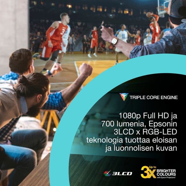Epson Lifestudio Pop – EF-61W timantinvalkoinen
