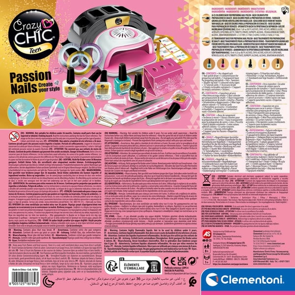 Clementoni Crazy Chic 18784 Kunst- og håndværkslegetøj