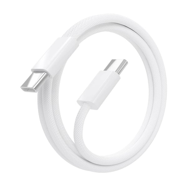 AISENS A107-0855 USB-kaapeli USB 2.0 1 m USB C 0,48 Gbit/s 60 W Valkoinen