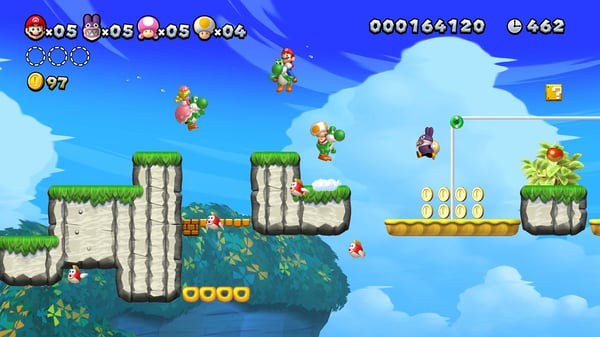 Nintendo New Super Mario Bros. U Deluxe, Switch Tysk, Engelsk Nintendo Switch