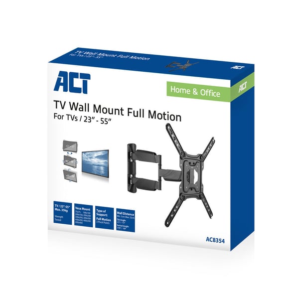 ACT AC8354 tv-fäste 139,7 cm (55") Svart