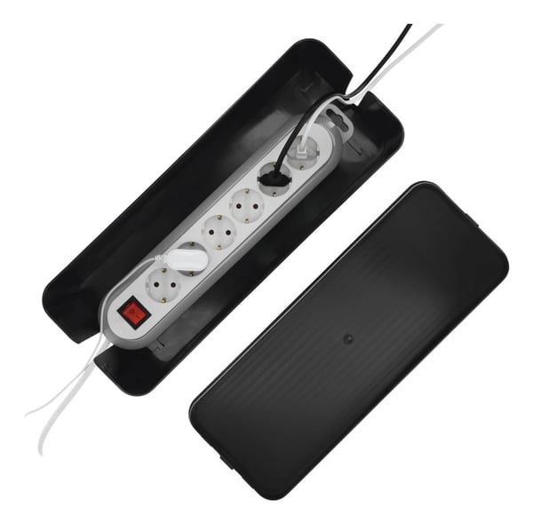 Hama Maxi Gulv Kabelboks Sort 1 stk