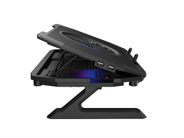 GENESIS Oxid 850 køling til laptop 43,9 cm (17.3") 2500 rpm Sort