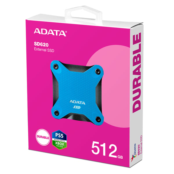 ADATA SD620 512 GB Micro-USB B 3.2 Gen 2 (3.1 Gen 2) Blå