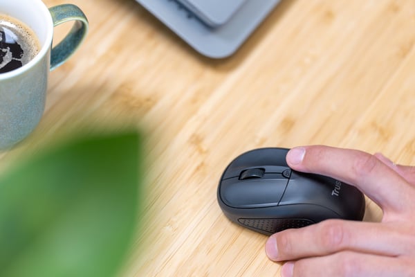 Trust Primo datormöss Resor Ambidextrous RF Trådlös Optisk 1600 DPI