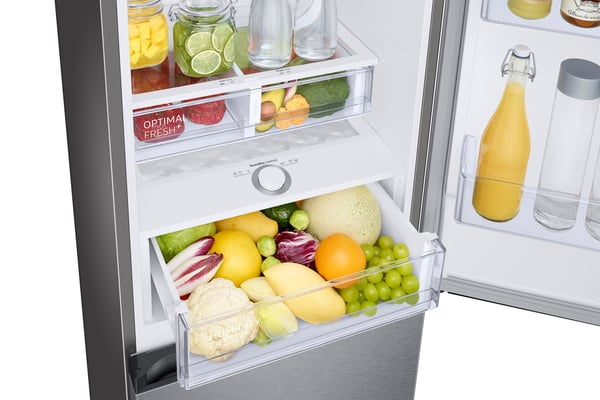 Samsung RB34C675DSA Fritstående Rustfrit stål