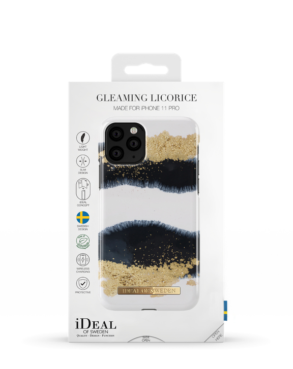 iDeal of Sweden IDFCSS19-I1958-122 mobiltelefon etui 16,5 cm (6.5") Cover Sort, Guld, Hvid